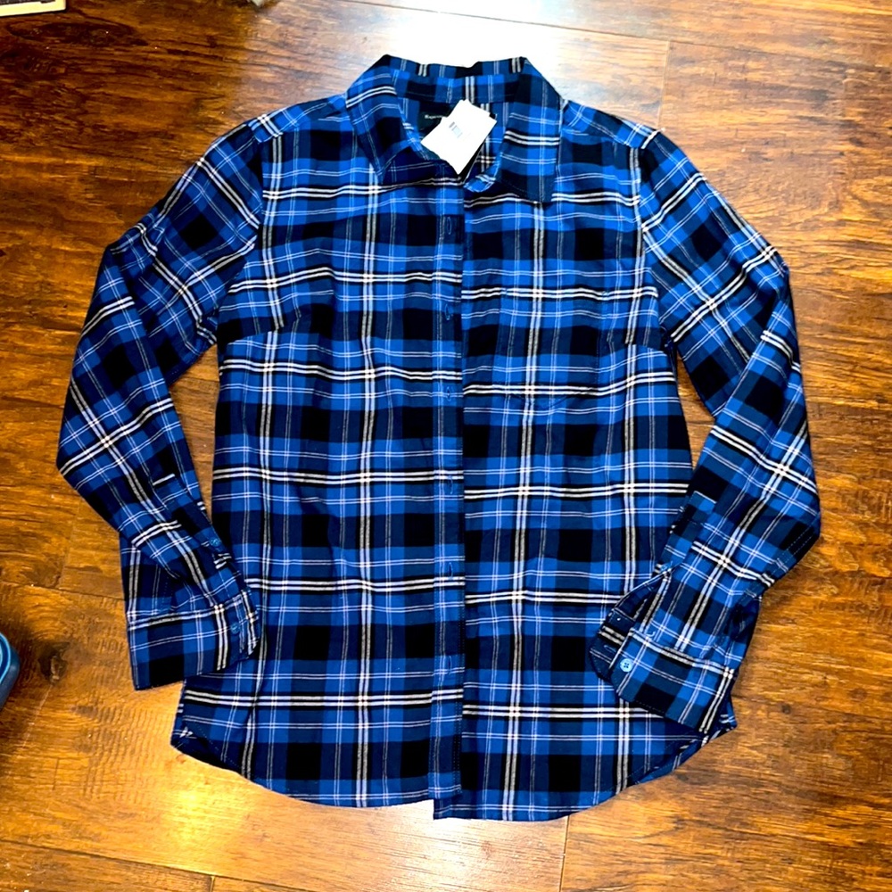 NWT banana button up
